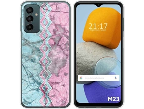 Carcasa para Samsung Galaxy M23 5G TUMUNDOSMARTPHONE Dibujos Mármol 08 Multicolor