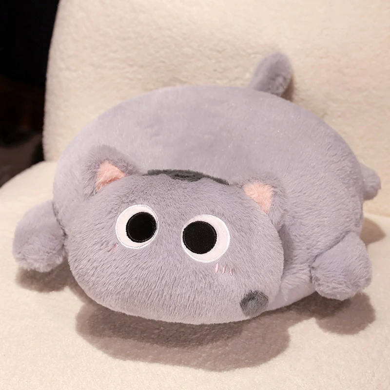 Cojín/almohada De Asiento Para Gato Adulto (gris, 40 Cm) Con Soporte Lumbar.