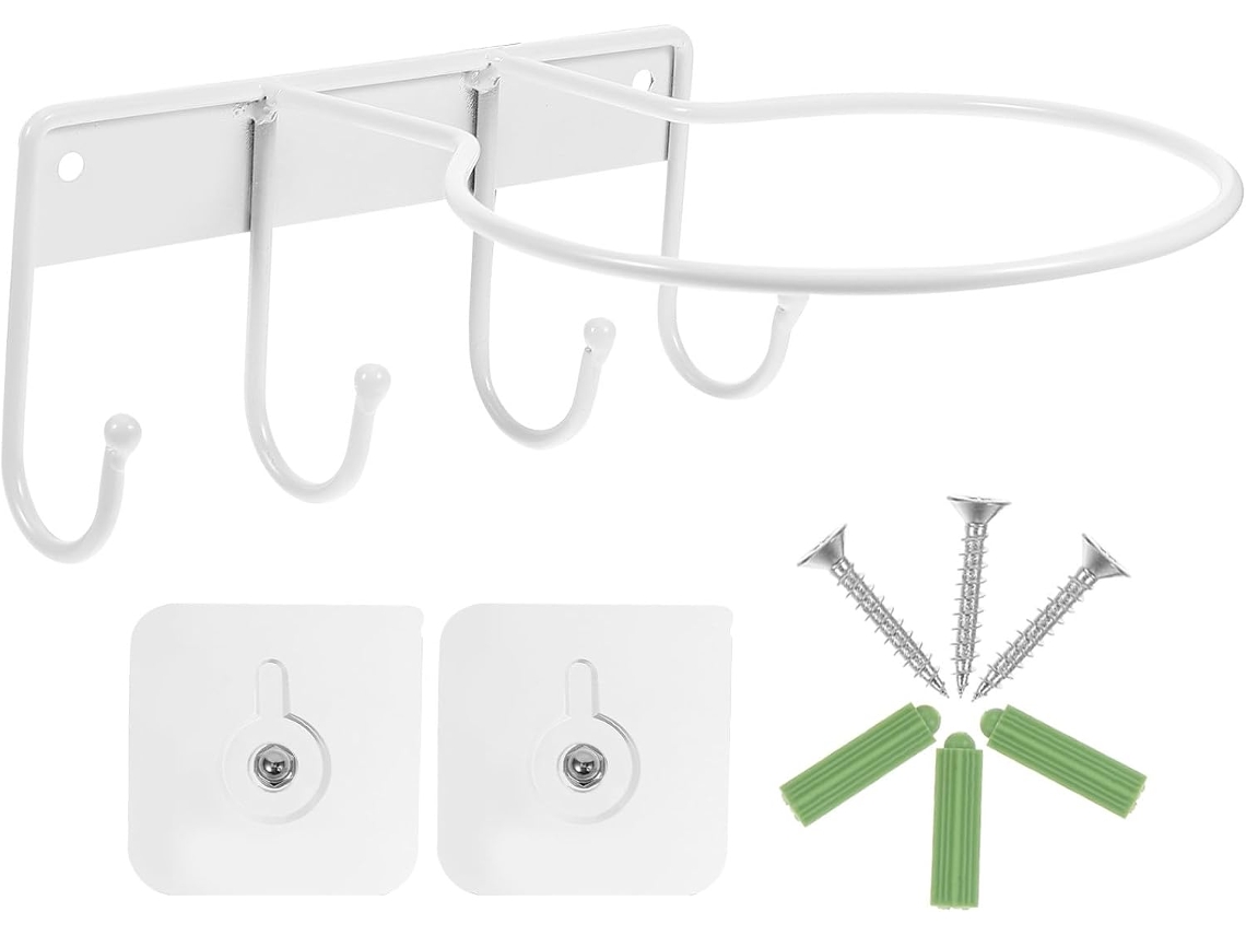 Estantería De Hojalata Resistente Para Montaje En Pared, Ideal Para El Hogar Y Los Dormitorios.