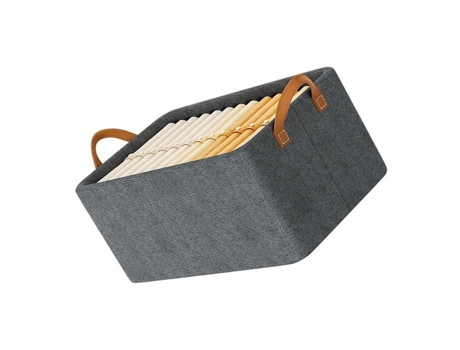 HURRISE Armario Plegable Organizador de Ropa con Estructura de Acero Galvanizado Armario Gris