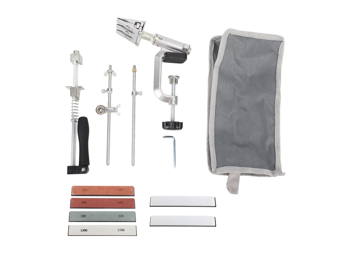 Afilador De Cuchillos Profesional Con Ángulo Fijo, Granos De 120 A 8000, Diseño Reversible, Kit De Afilado.