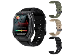 Reloj inteligente K55 para hombre, 2023, con Bluetooth, resistente al agua, monitor de salud, reloj inteligente para Android e iOS, personalizado con cámara, Ly Ebike