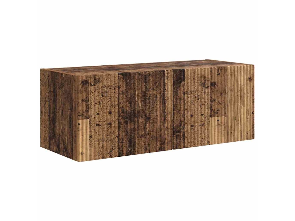 Maison Exclusive - Mueble De Tv Montado En La Pared Madera Vieja 60 X 31 X 29.5 Cm