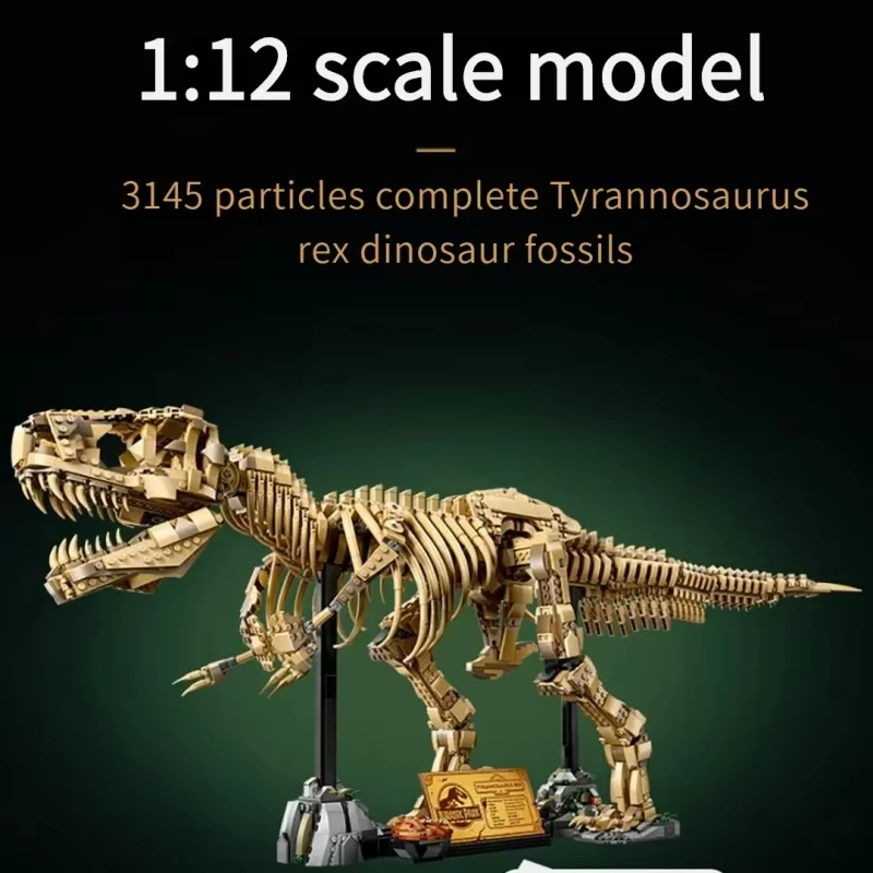 Juguete De Bloques De Construcción Con Fósil De Tyrannosaurus Rex