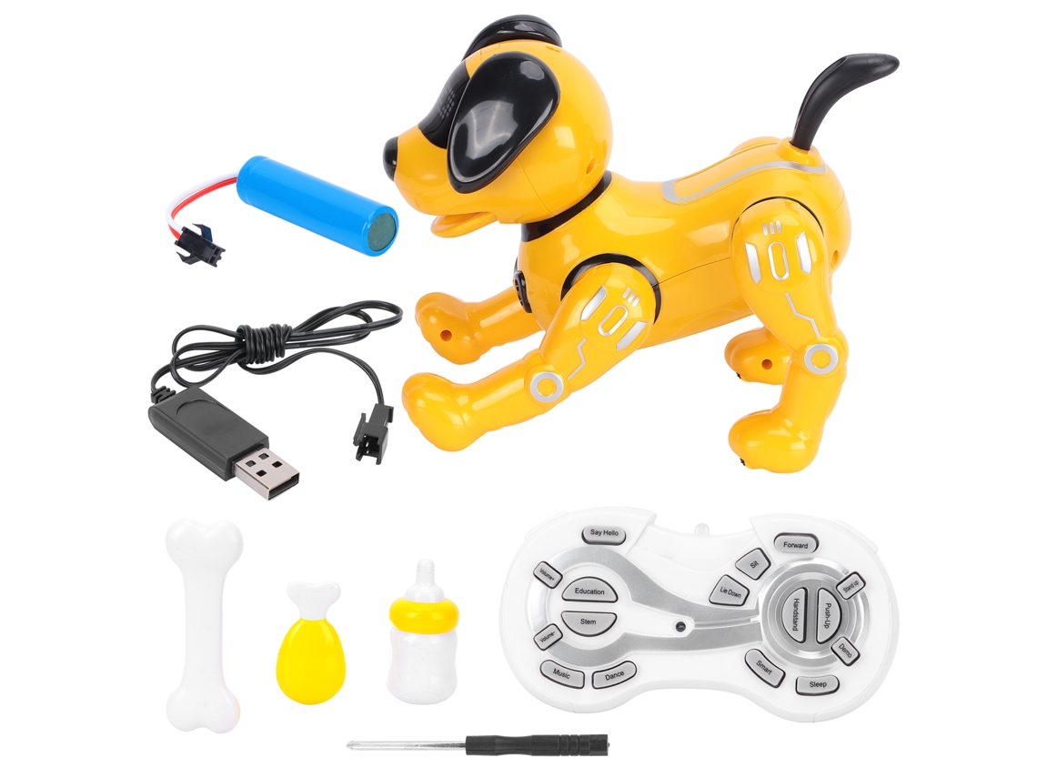 Perro Robot Inteligente K11 Con Control Remoto, Programación, Música E Interacción: Regalo Para Niños Mayores De 8 Años.