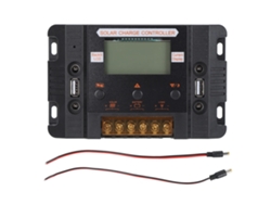 Controlador De Carga De Panel Solar De 12 V, 24 V Y 30 A Con Pantalla Lcd Retroiluminada.