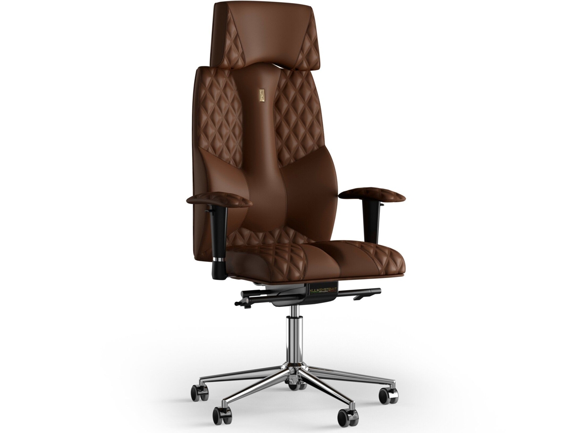Silla de Oficina KULIK Business Stitching PU Cuero (Castanho -130x50x50cm)