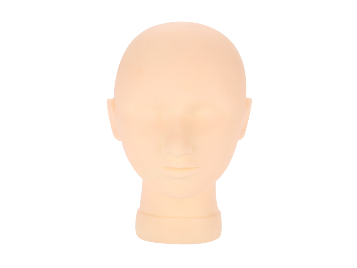 Cabeza De Maniquí De Silicona Para Practicar Maquillaje Profesional Y Capacitación En Cosmetología