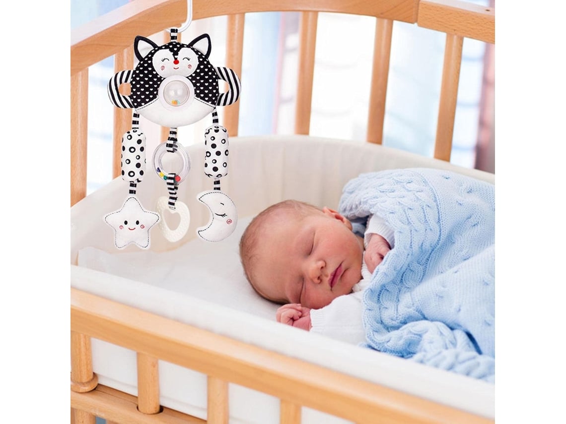 Cochecito De Bebe Muneco De Peluche Colgante Sonajero Para Cuna De Bebe Juguete Sensorial Zorro VENISYMLIS Worten.es