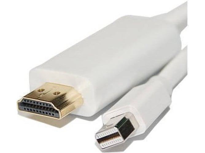 Cable HDMI FOSMON (HDMI - Mini DisplayPort - 1.8 m - Blanco)