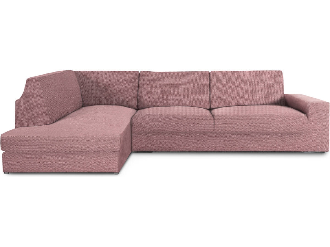 Funda de Chaise Longue Rinconera Izquierda EYSA Premium Jaz Tejido Multielástico (500 x 110 x 120 cm - Poliéster y Algodón - Rosa)