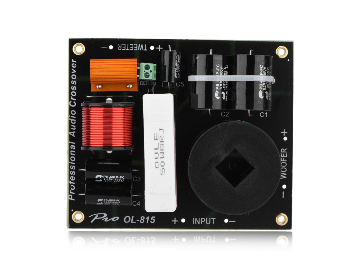 Divisor De Frecuencia De 2 Vías, Filtro Divisor De Frecuencias Profesional, Altavoz De 500 W Y 4 Ohmios