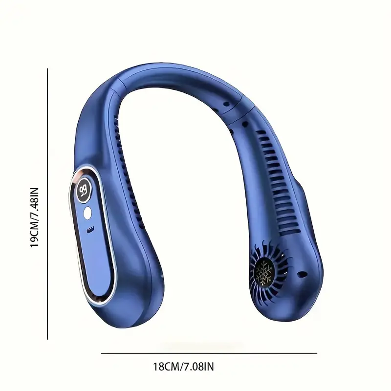 Ventilador Usb Portátil Con Cinco Velocidades De Viento Ajustables Y Fuerte Flujo De Aire.