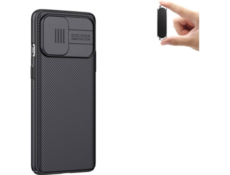 Carcasa y Soporte Oneplus 8T Camshield Nillkin Negro