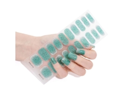 20 Pegatinas De Uñas De Gel Semicuradas. Requieren Lámpara Uv/led. Szw