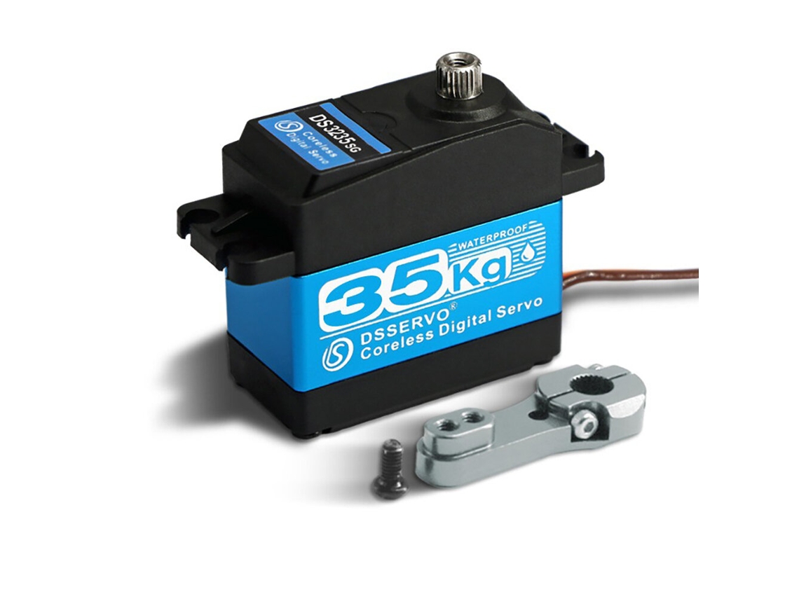 Servo Digital Impermeable 360ds3235 35kg 180/270/360 Grados Engranajes Metálicos Alto Par Coches Rc Carreras Brazos Robóticos