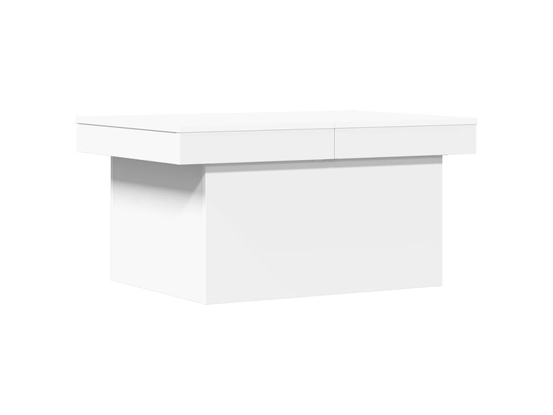 Maison Exclusive - Mesa De Centro Madera De Ingeniería Blanco 100x55x40 Cm