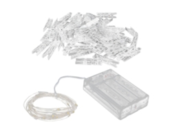Bj-tape Lights Com 200 Led E 60 Clips Transparentes Para Fotos, Decoração E Jardinagem, Clip String Lamp Removível