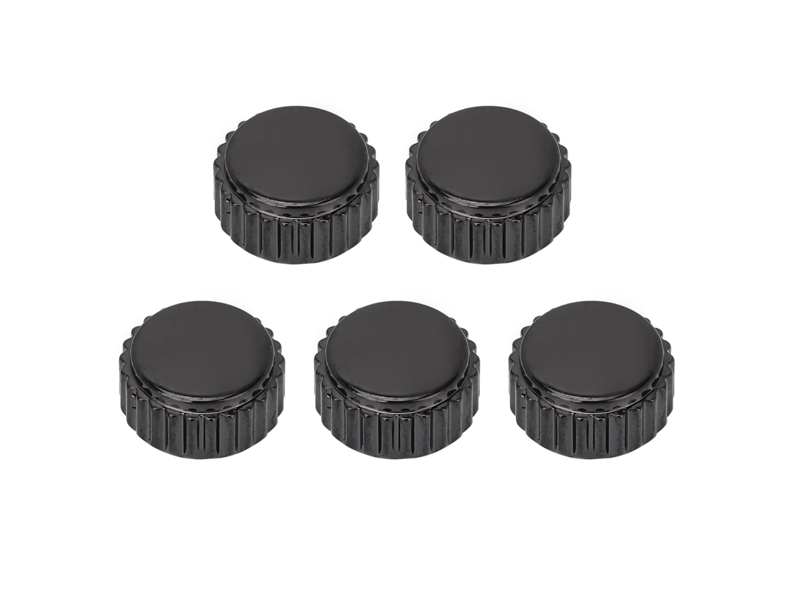 5 Piezas De Corona De Reloj De Acero Negro Duradero De 6 Mm Para Reparación Profesional