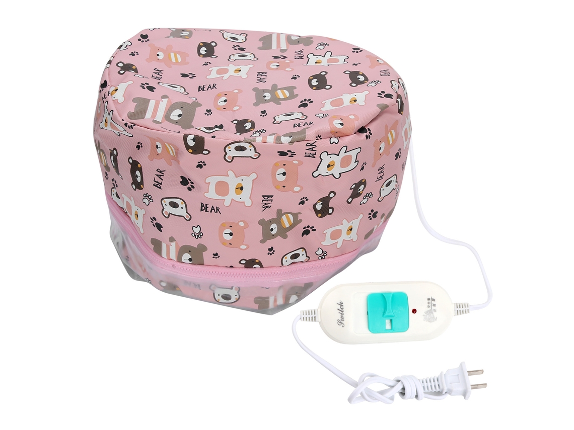 Gorra De Vapor Eléctrica Para Cabello Con Control De Temperatura 3 Niveles Tratamiento Térmico