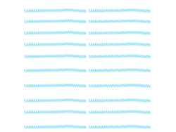 20 Espirales De Plástico Abs Para Encuadernar 30 Hojas De Papel, Papelería, Color Azul.