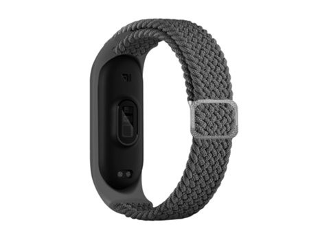Pulsera de Reloj INF de nylon para Xiaomi Mi Band INF 3/4/5/6/7/NFC Gris