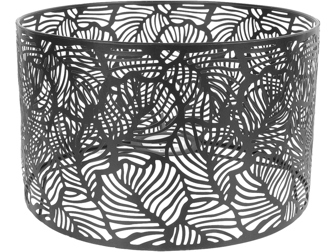 Pantalla De Metal De Hierro Grabada Artísticamente Para Lámparas De Mesilla De Noche Y De Techo, Cubierta De Luz Sólida