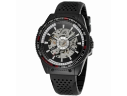 Reloj Mecánico Automático Para Hombre Winner, Resistente Al Agua Hasta 30 M, Negro.
