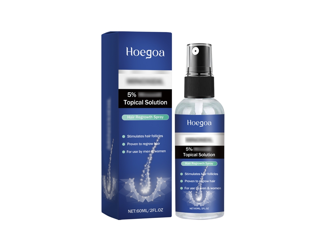 Laca nutritiva para el cabello Hoegoa para cabello seco y encrespado.