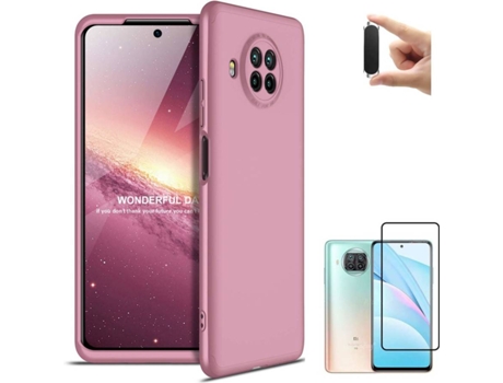 Funda, Protector y Soporte para Xiaomi Mi 10T Lite PHONESHIELD Slim Armor 360º Rosa