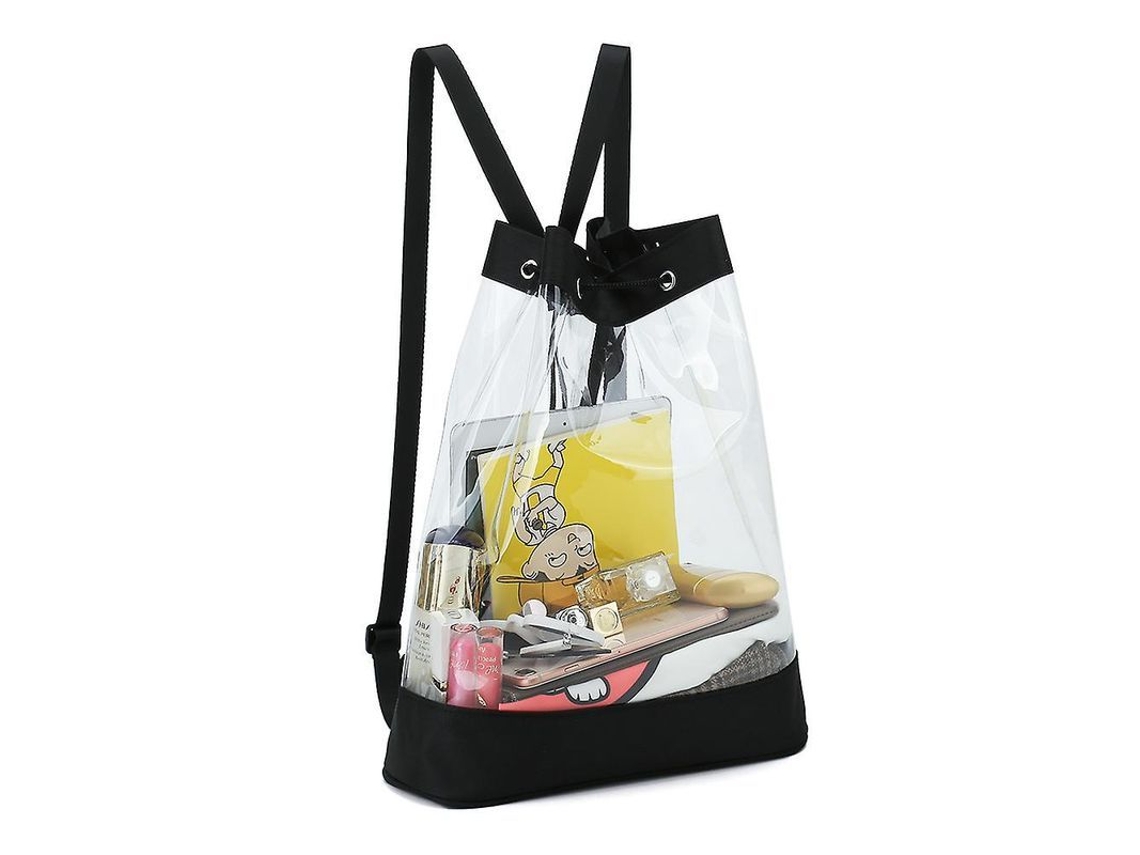 2026-mochila Transparente Unisex De Pvc 30x37.5cm Con Cremallera Y Cintura Resistente Para Laboratorios Limpios