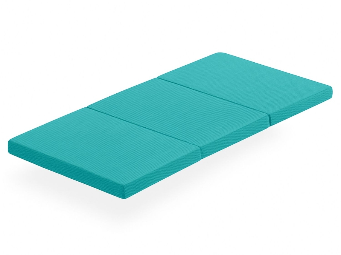 Colchón Plegable para Cuna de Viaje Lulú, Espuma HR D23, 120x60 cm, 5 cm de Grosor, Tejido 3D Transpirable y Confortable, Xaluca
