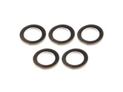 Cinta selladora antiincrustante para estufas de gas, 5 unidades, 2 m por rollo, Rosewell (negra)