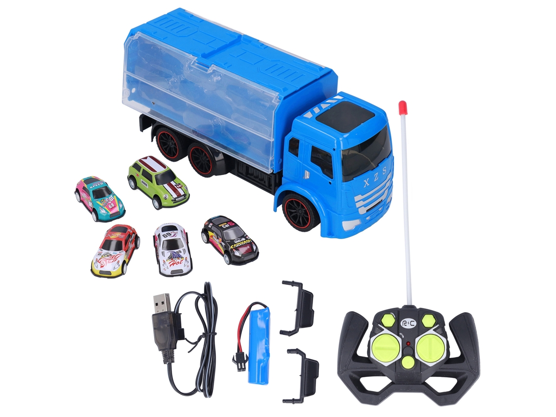 Ats-camión De Juguete Con Almacenamiento De Gran Capacidad Transportador De Coches Doble Lado Para Regalos