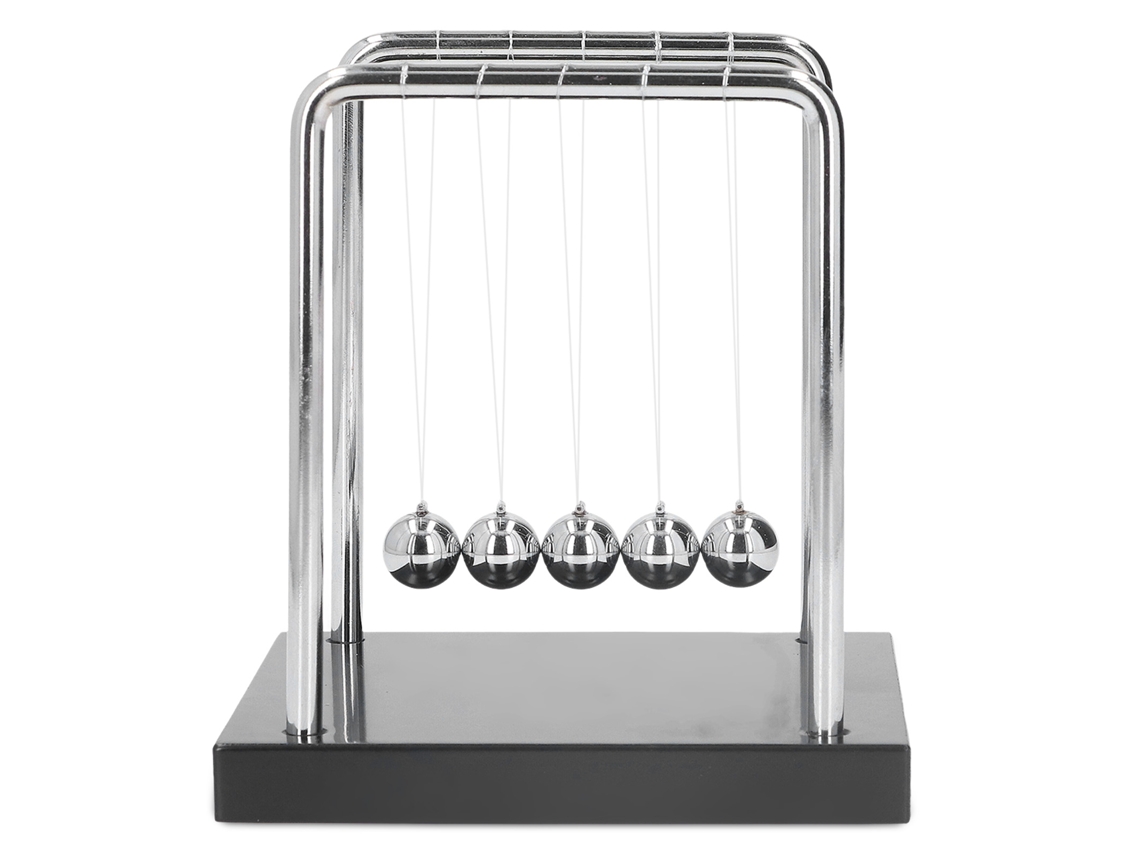 Bola De Pêndulo De Equilíbrio De Metal Decorativo Educativo Ciência Física Mesa