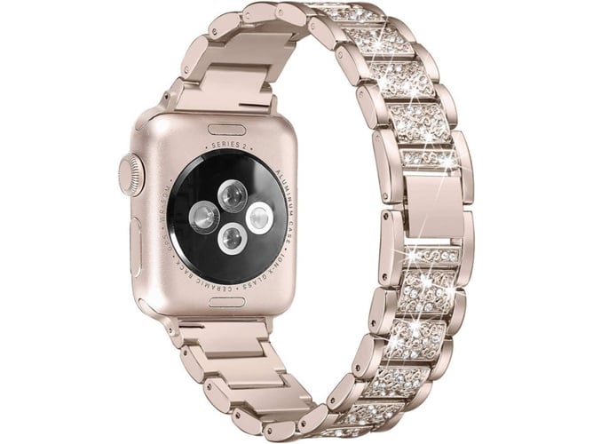 Correa Apple Watch 42 mm WJS Metal Dorado