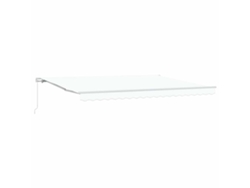Maison Exclusive - Toldo Retráctil Blanco 450 X 350 X 165 Cm Poliéster Y Aluminio