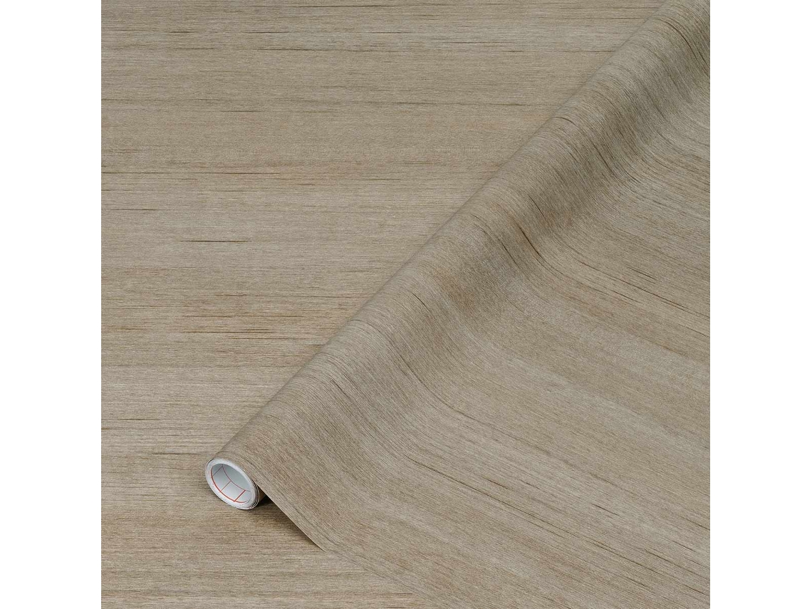 Película adhesiva para madera DC Fix, 45 cm x 2 m, gris claro, 346 0706