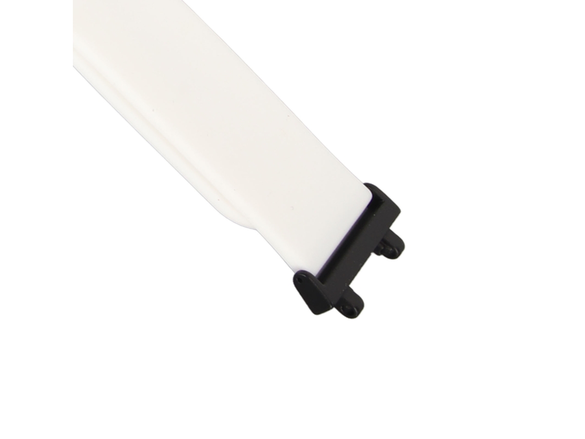Correa ajustable de silicona suave para smartwatch Amazfit T Rex 2 blanca