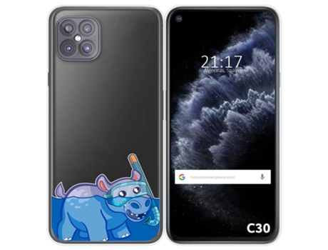Carcasa Cubot C30 TUMUNDOSMARTPHONE Dibujos Transparente Multicolor