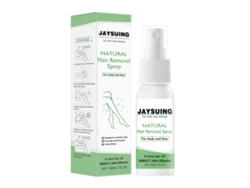 Espray depilatorio espumoso suave para axilas y piernas suaves, 30 ml con alantoína y aceite de coco.