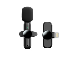 CO-PHÉNIX Co-Phenix Wireless Lavalier Micrófono Grabación externa para Ios Iphone Ipad Macbook