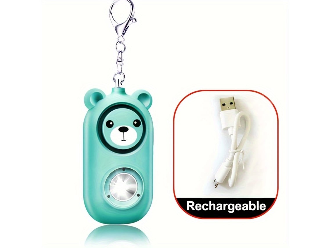 Usb - Una Alarma Personal Equipada Con Una Potente Sirena De 130 Db, Funciones De Seguridad, Linterna Led Y Puerto De Carga Usb Para Emergen