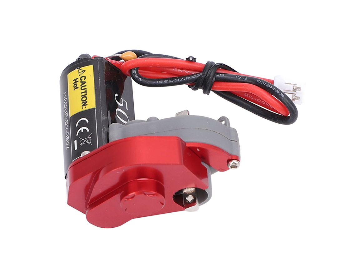 Motor De Escobillas Rc 050 Con Engranaje Cnc De Alto Torque De 50t Para Scx24 Ax24 Red Axial Crawler