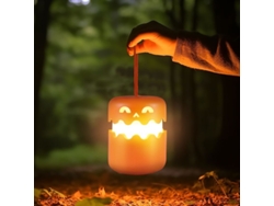 Lámpara De Calabaza De Halloween, Calabaza De Halloween Plegable, Luces Pequeñas Portátiles Para Niños