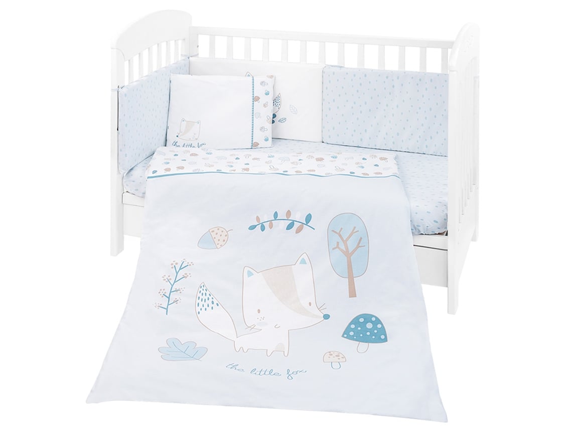 Juego De Cama 6 Piezas 70X140Cm Zorrito KIKKABOO