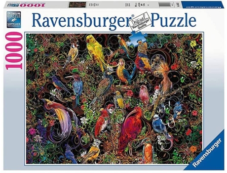Puzzle RAVENSBURGUER Aves de Arte (Edad Mínima: 12 Años - 1000 Piezas)