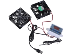 Ventilador De Refrigeración Usb De 80 Mm Con Controlador De Velocidad Múltiple