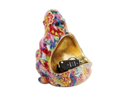Figura Decorativa DRW (Resina - Multicolor)