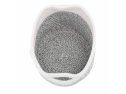 Cesta De Lavandería Plegable Multiusos De Gran Capacidad De Algodón Y Lino Tejida, Cesta De Lavandería Plegable Para El Hogar, Dormitorio, Blanco, Gr